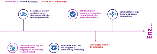 Schematische weergave cliëntreis - deel 3