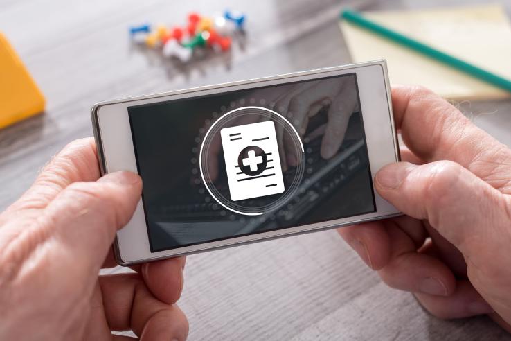 Smartphone verstuurt gegevens
